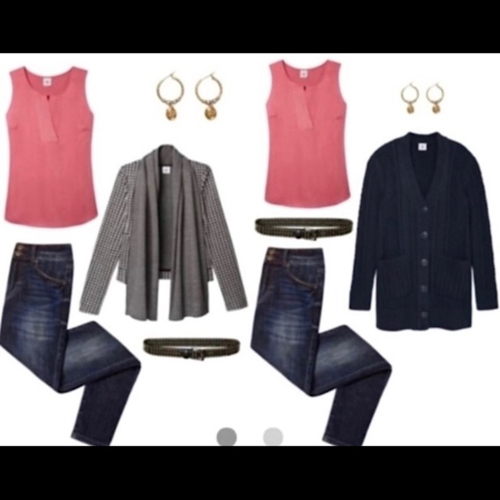CAbi Blush Sleeveless Top #5541